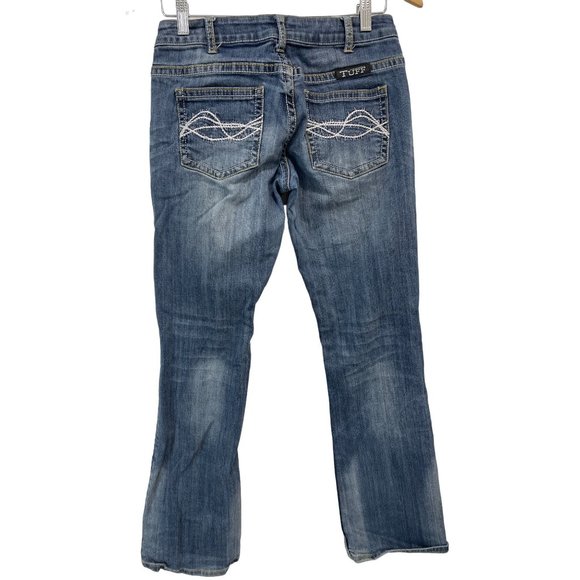 Cowgirl Tuff Co. Don't Fence Me In Bootcut Denim Jeans Women 26 Ranch Western - Picture 3 of 8